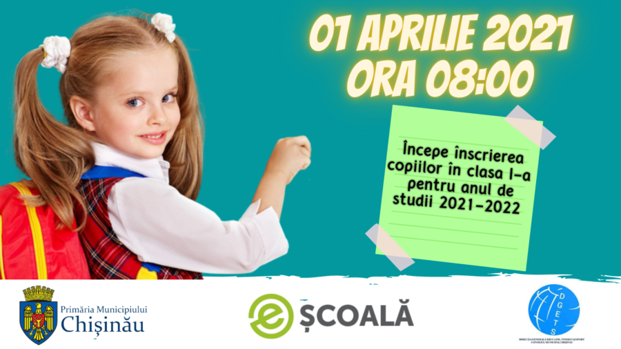 Ordin nr.240 din 26.03.2021 Cu privire la inscrierea copiilor in clasa I in anul de studii 2021-2022