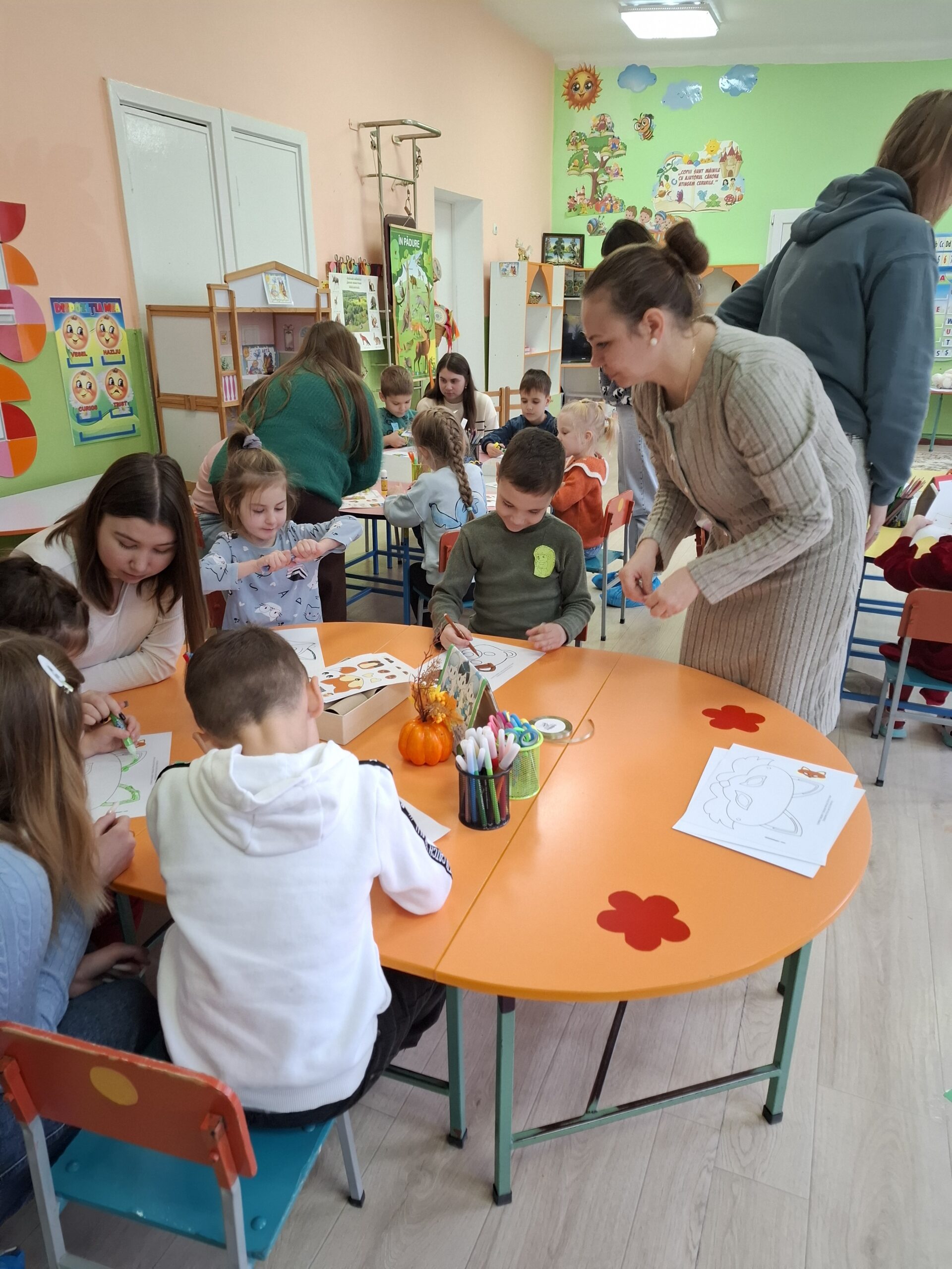 Activitate didactică organizată cu copiii grupei pregătitoare în colaborare cu studenții Universității Pedagogice de Stat ,,Ion Creangă’’
